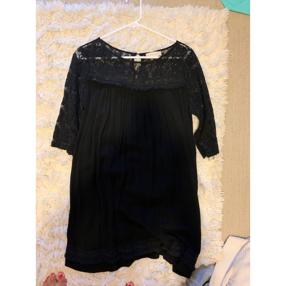 Altar’d State Lace Black Dress